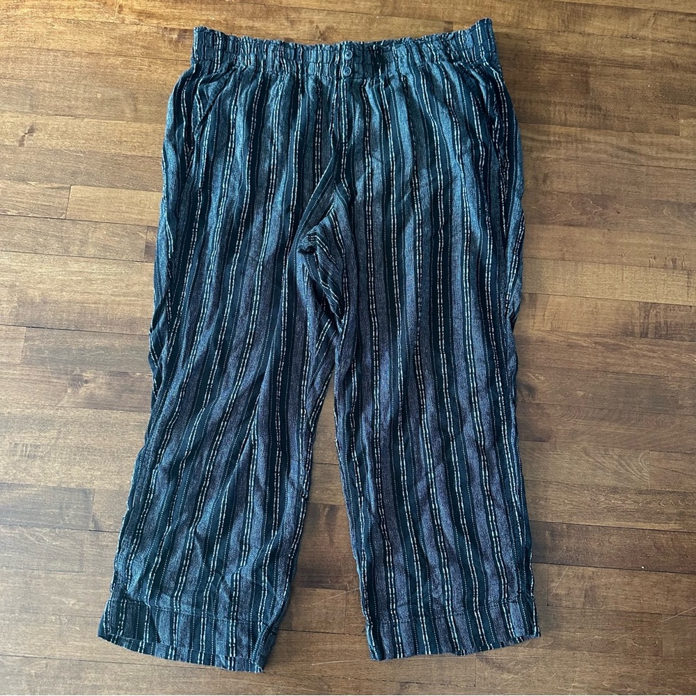 Briggs Striped Linen Pants XXL